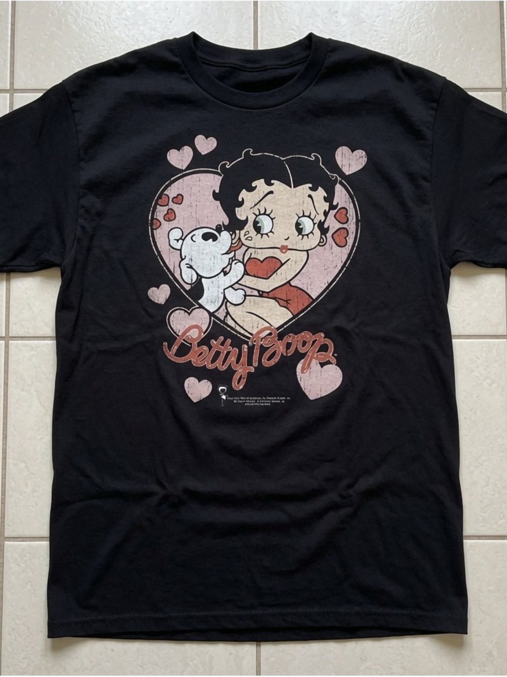 Puppy Love Betty Boop T-shirt